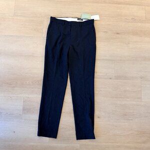 H&M Men’s Black Tailored Dress Pants US 32R EU 46 Recycled Polyester NWT
